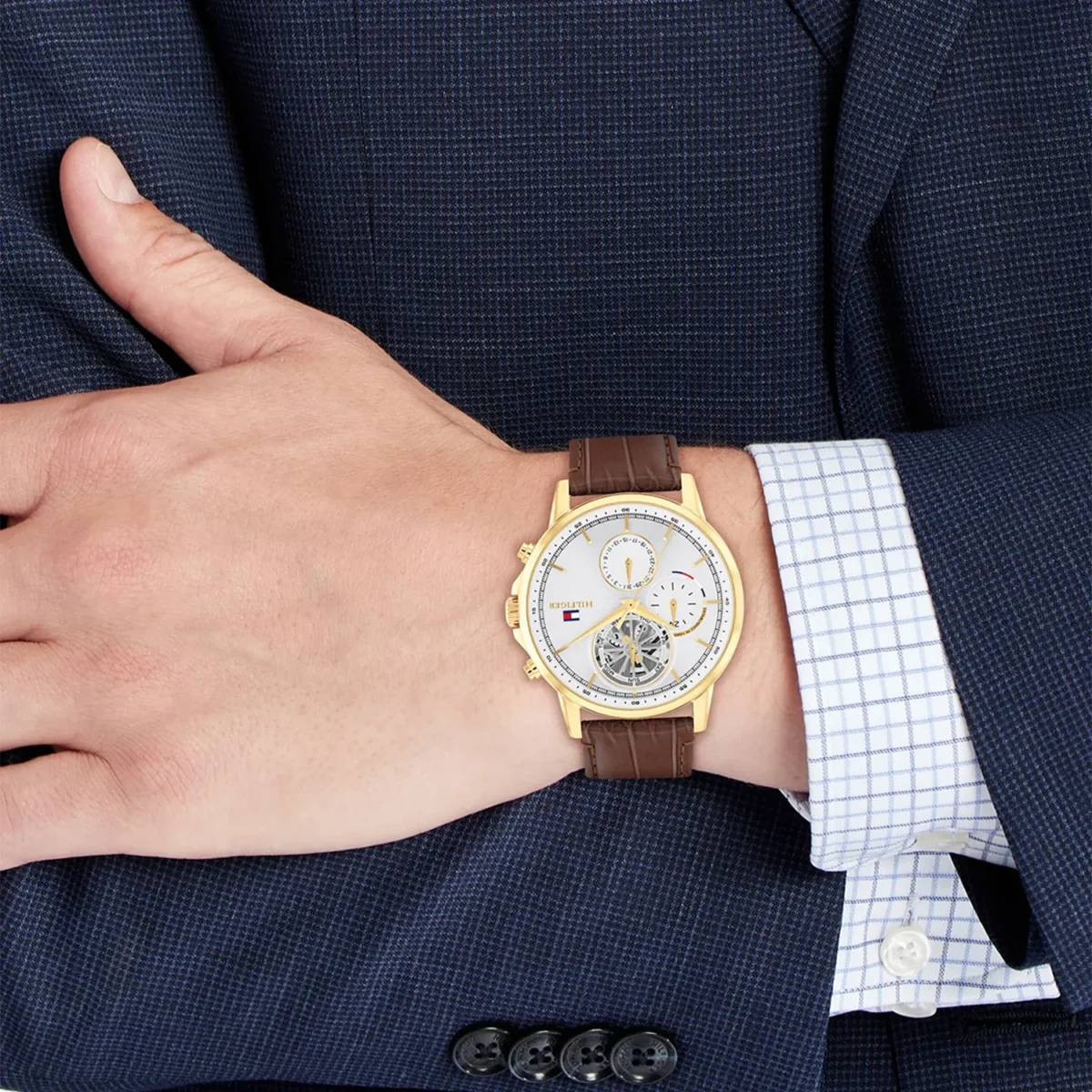 ⁦ساعة تومي هيلفيغر رجالي 1710631⁩ - الصورة ⁦4⁩