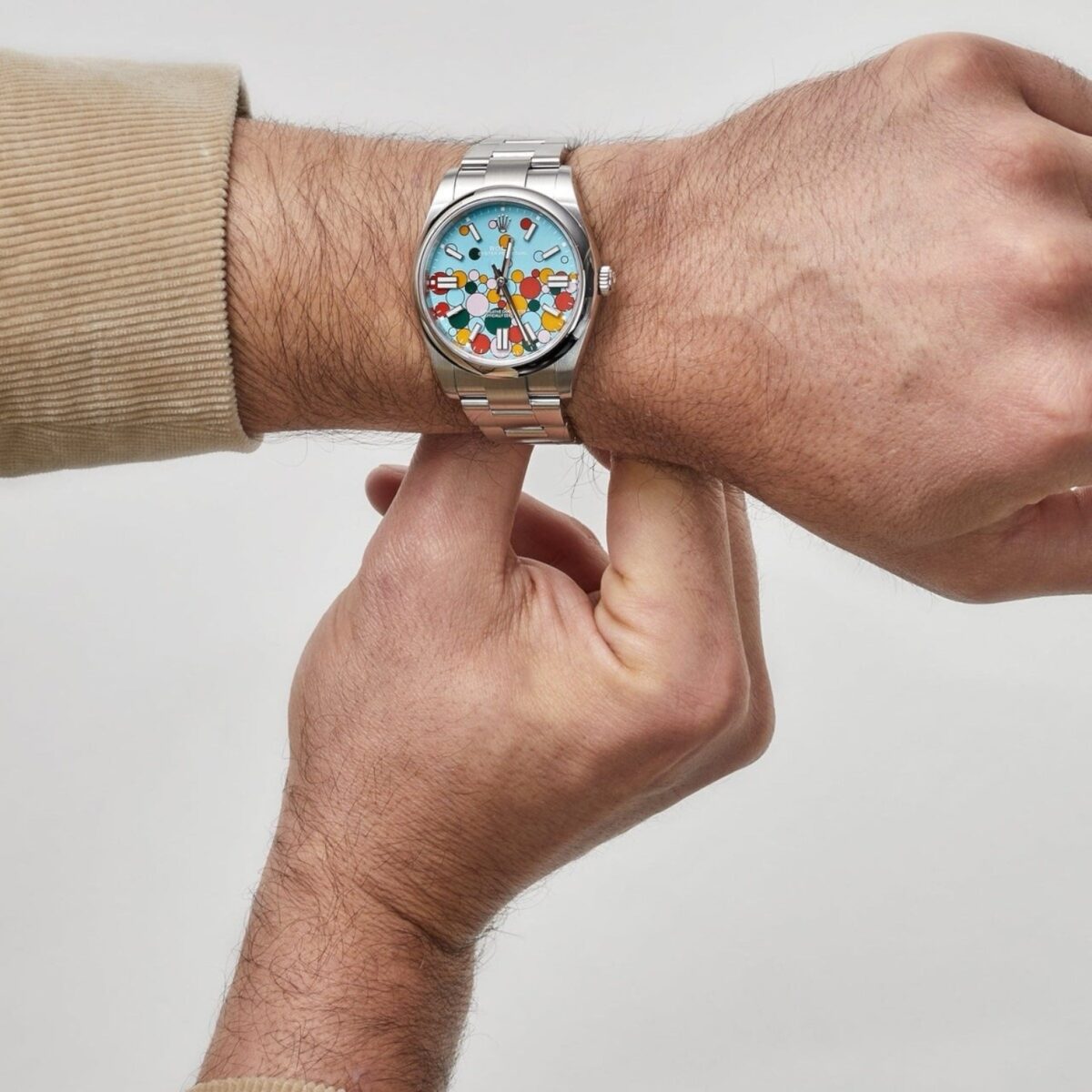 ⁦ساعة رولكس اويستر ميرور اورجينال⁩ - الصورة ⁦5⁩