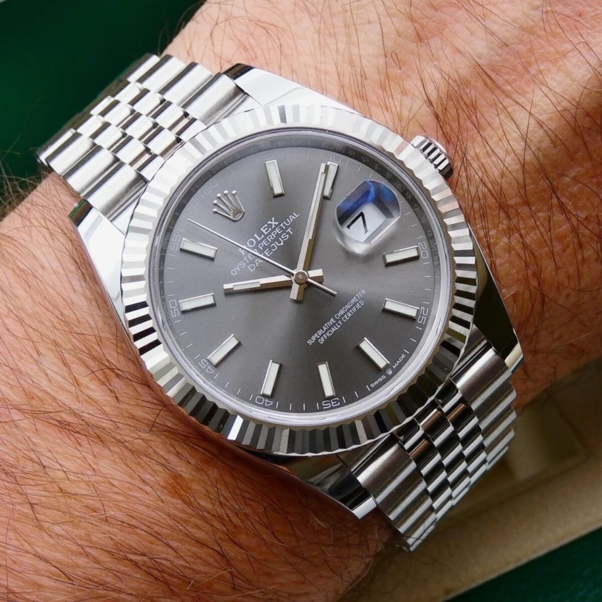 ⁦ساعة رولكس دايت جست ميرور اورجينال⁩ - الصورة ⁦4⁩