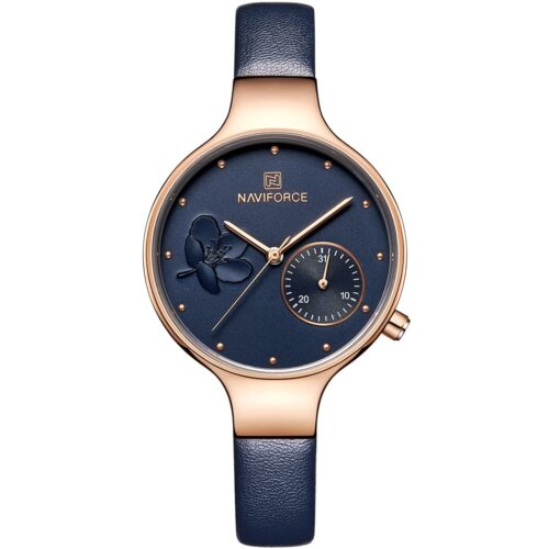 ساعة نافي فورس حريمي NF5001-RG-BE-BE