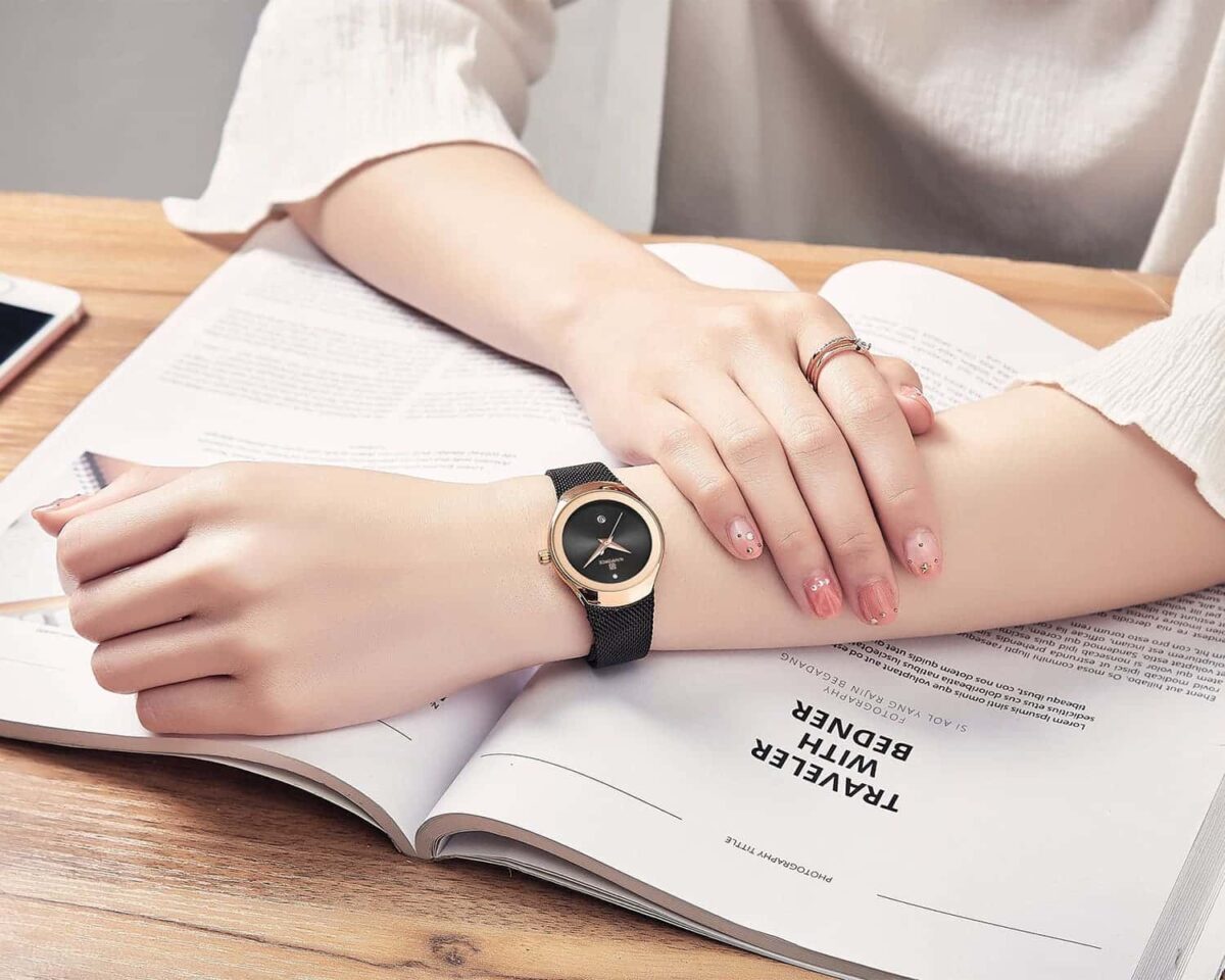 ساعة نافي فورس حريمي NF5004-RG-B