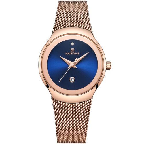 ساعة نافي فورس حريمي NF5004-RG-BE