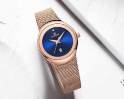 ساعة نافي فورس حريمي NF5004-RG-BE