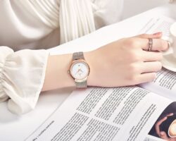 ساعة نافي فورس حريمي NF5004-RG-W