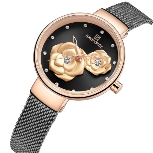 ساعة نافي فورس حريمي NF5013-RG-B-B