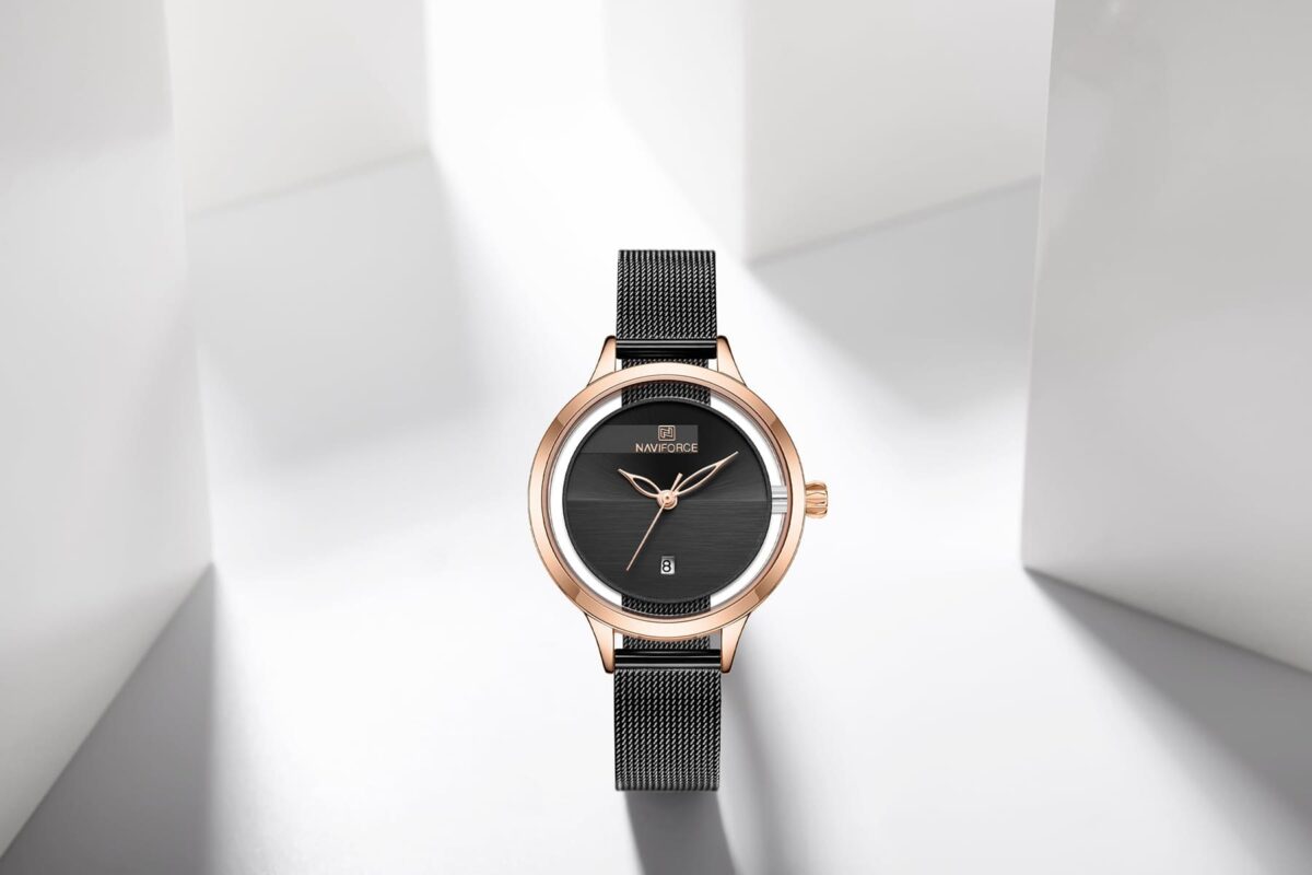 ساعة نافي فورس حريمي NF5014-RG-B