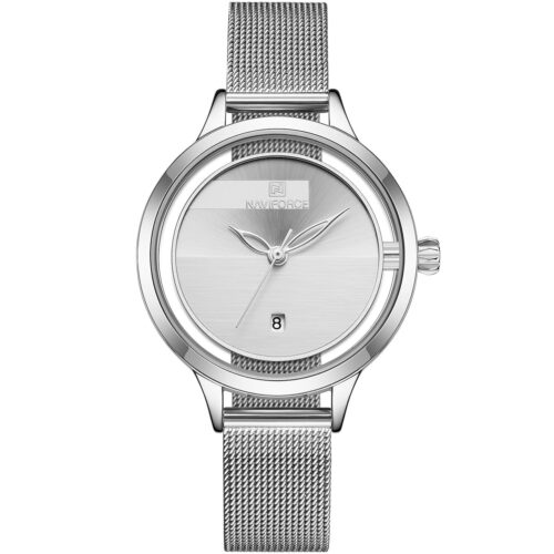 ساعة نافي فورس حريمي NF5014-S-W