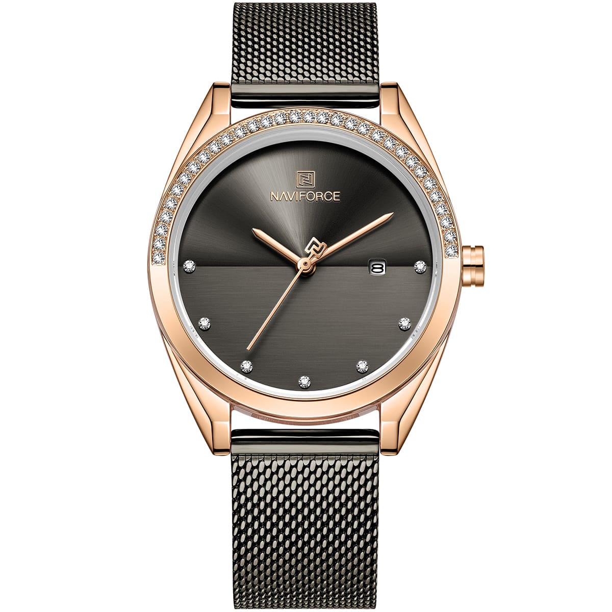 ساعة نافي فورس حريمي NF5015-RG-B 1 ساعة نافي فورس حريمي NF5015-RG-B