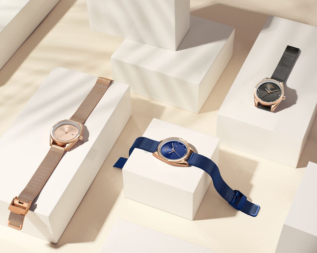 ساعة نافي فورس حريمي NF5015-RG-B