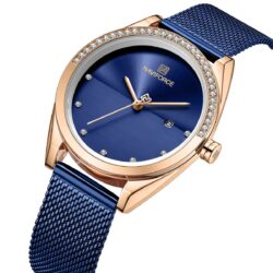 ساعة نافي فورس حريمي NF5015-RG-BE