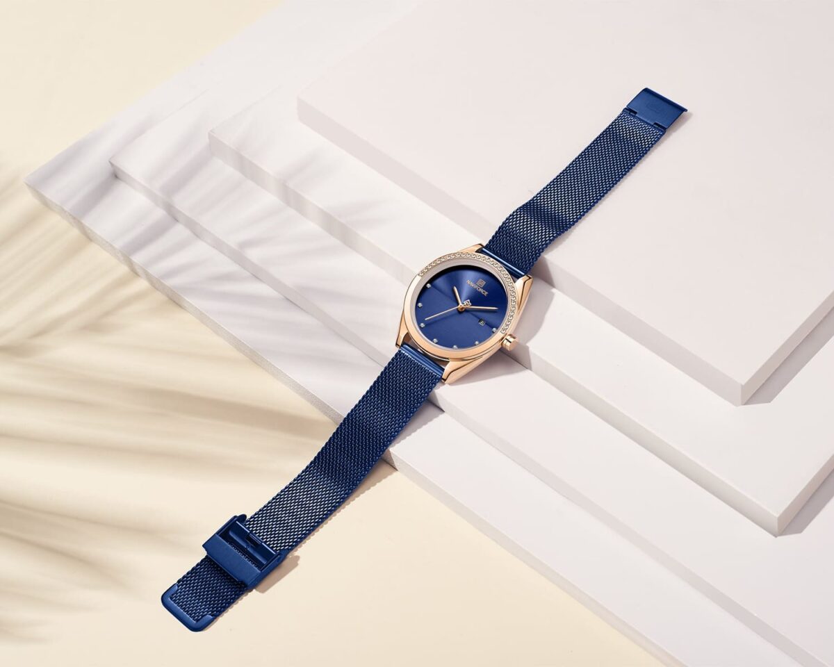 ساعة نافي فورس حريمي NF5015-RG-BE