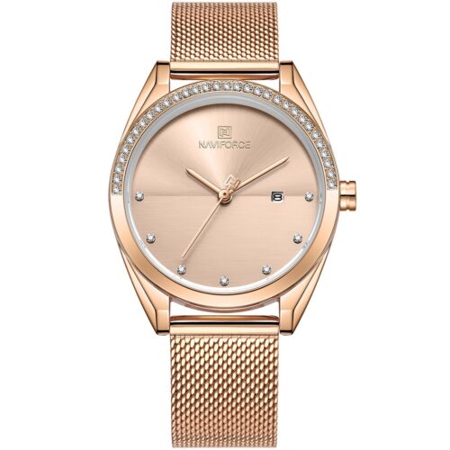 ساعة نافي فورس حريمي NF5015-RG-RG