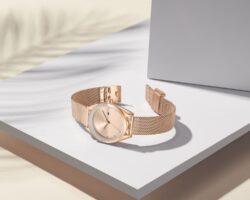 ساعة نافي فورس حريمي NF5015-RG-RG