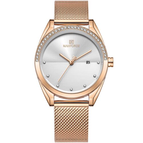 ساعة نافي فورس حريمي NF5015-RG-W