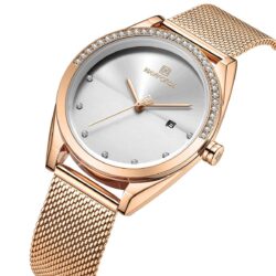 ساعة نافي فورس حريمي NF5015-RG-W