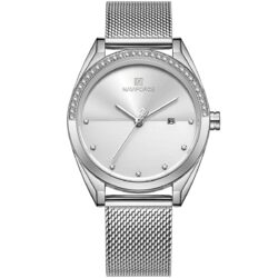 ساعة نافي فورس حريمي NF5015-S-W