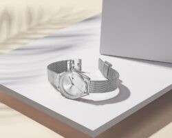 ساعة نافي فورس حريمي NF5015-S-W