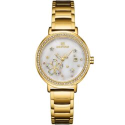 ساعة نافي فورس حريمي NF5016-G-W