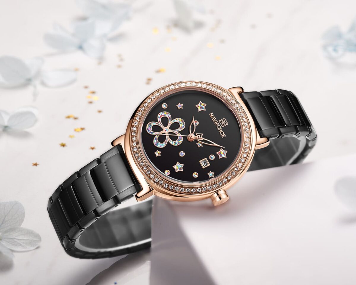 ساعة نافي فورس حريمي NF5016-RG-B