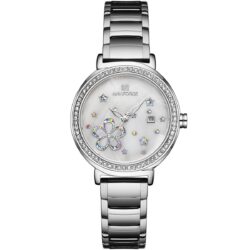 ساعة نافي فورس حريمي NF5016-S-W