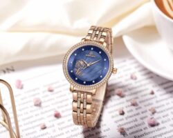 ساعة نافي فورس حريمي NF5017-RG-BE