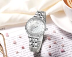 ساعة نافي فورس حريمي NF5017-S-W