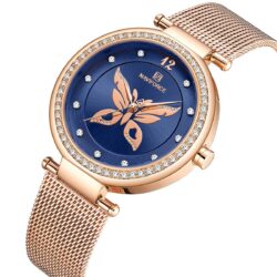 ساعة نافي فورس حريمي NF5018-RG-BE