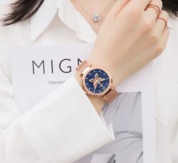 ساعة نافي فورس حريمي NF5018-RG-BE