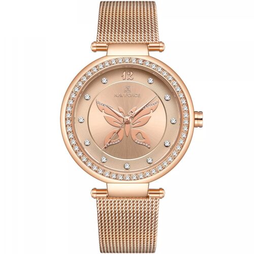 ساعة نافي فورس حريمي NF5018-RG-RG