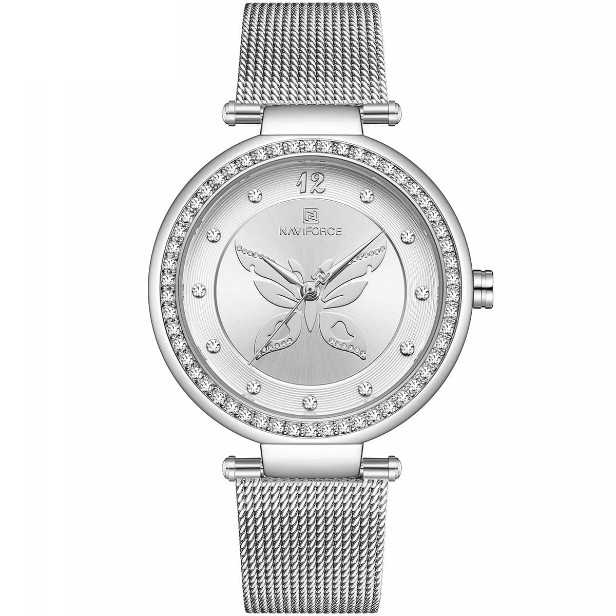 ساعة نافي فورس حريمي NF5018-S-W 1 ساعة نافي فورس حريمي NF5018-S-W