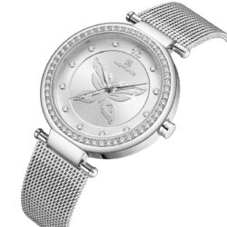 ساعة نافي فورس حريمي NF5018-S-W