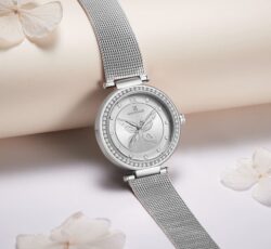 ساعة نافي فورس حريمي NF5018-S-W