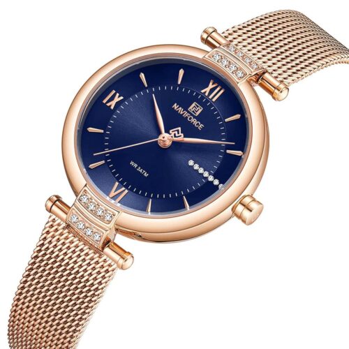 ساعة نافي فورس حريمي NF5019-RG-BE