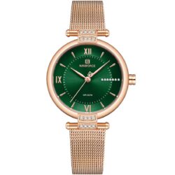 ساعة نافي فورس حريمي NF5019-RG-GN