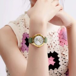 ساعة نافي فورس حريمي NF5020-G-W-L-GN