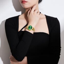 ساعة نافي فورس حريمي NF5022-G-GN-G