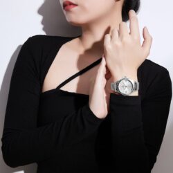 ساعة نافي فورس حريمي NF5022-S-W-S