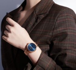 ساعة نافي فورس حريمي NF5025-RG-BE