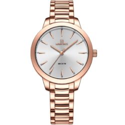 ساعة نافي فورس حريمي NF5025-RG-W