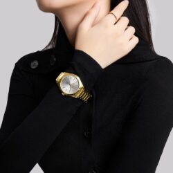 ساعة نافي فورس حريمي NF5029-G-W