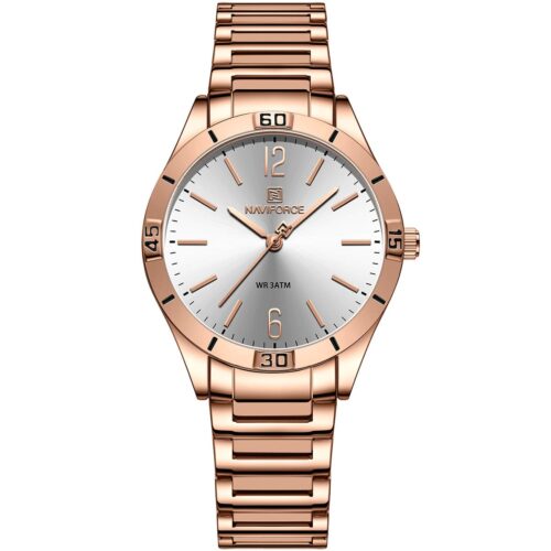 ساعة نافي فورس حريمي NF5029-RG-W