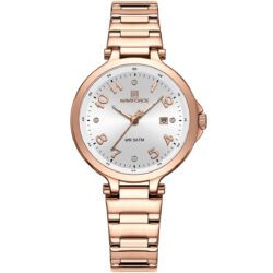 ساعة نافي فورس للنساء NF5033-RG-W