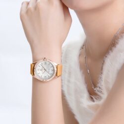 ساعة نافي فورس للنساء NF5038-RG-W