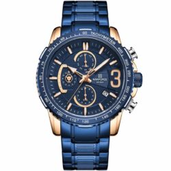 ساعة نافي فورس رجالي NF8017-RG-BE