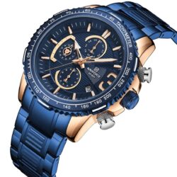 ساعة نافي فورس رجالي NF8017-RG-BE