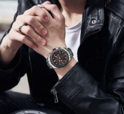 ساعة نافي فورس رجالي NF8017-S-B