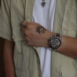 ساعة نافي فورس رجالي NF8017-S-GN