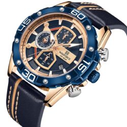 ساعة نافي فورس رجالي NF8018L-RG-BE-BE