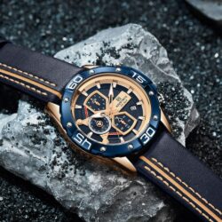 ساعة نافي فورس رجالي NF8018L-RG-BE-BE