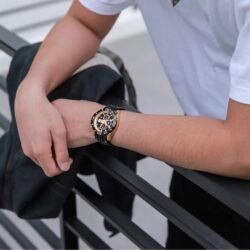 ساعة نافي فورس رجالي NF8018S-RG-B-B